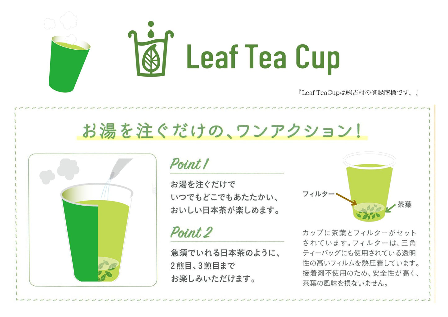 LeafTeaCup ~うれしの茶をもっと身近に～